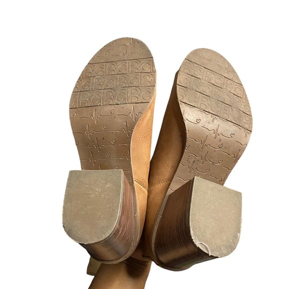 BC Women's Tan Open Toe Heels - Picture 8 of 8